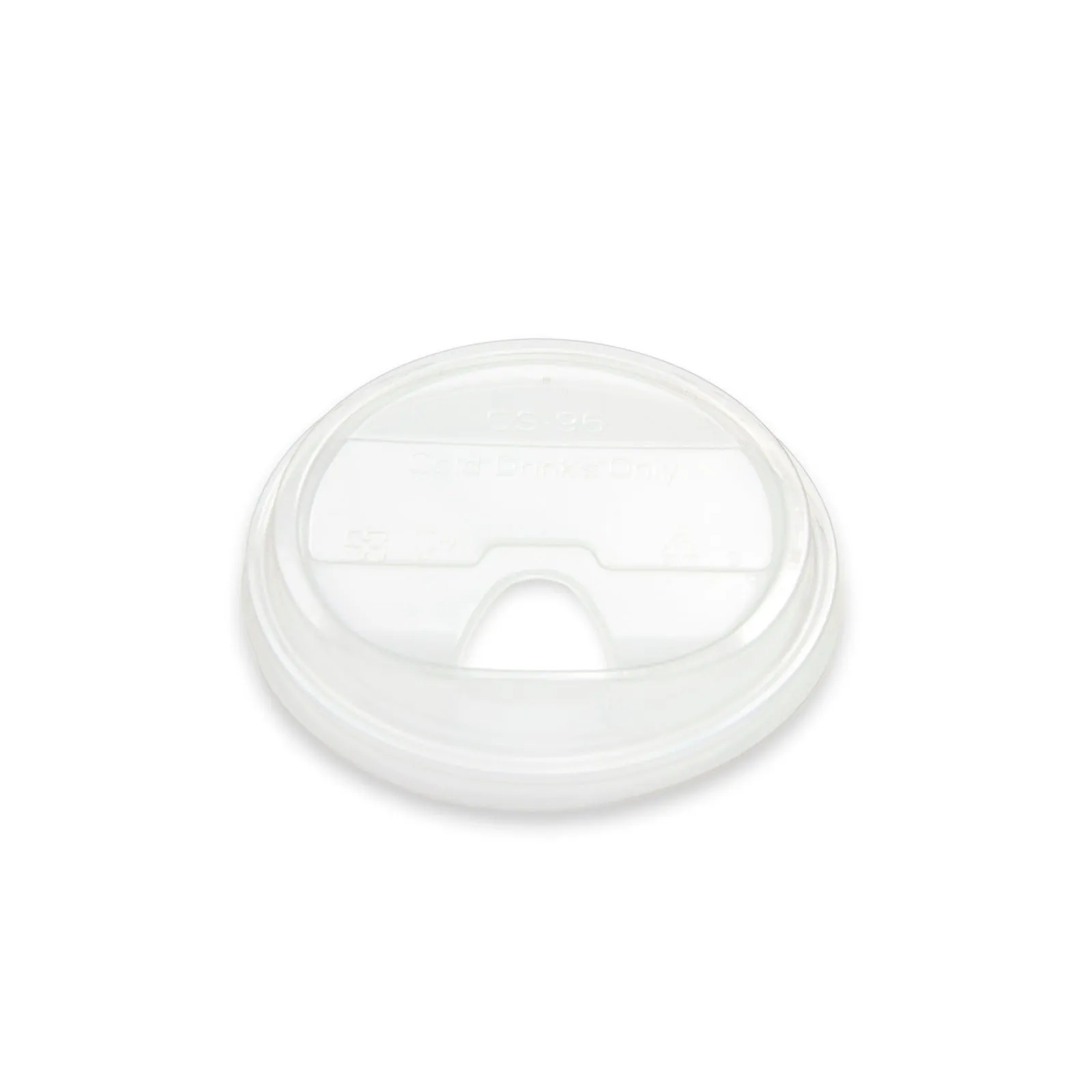 Strawless Sip Style PLA Lids for 9/12/16/20/24-Ounce Clear Cold Cups.1000-Count Case