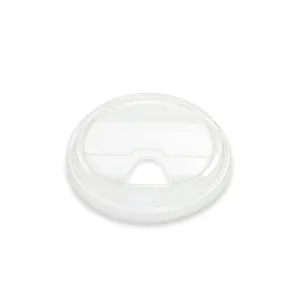 Strawless Sip Style PLA Lids for 9/12/16/20/24-Ounce Clear Cold Cups.1000-Count Case