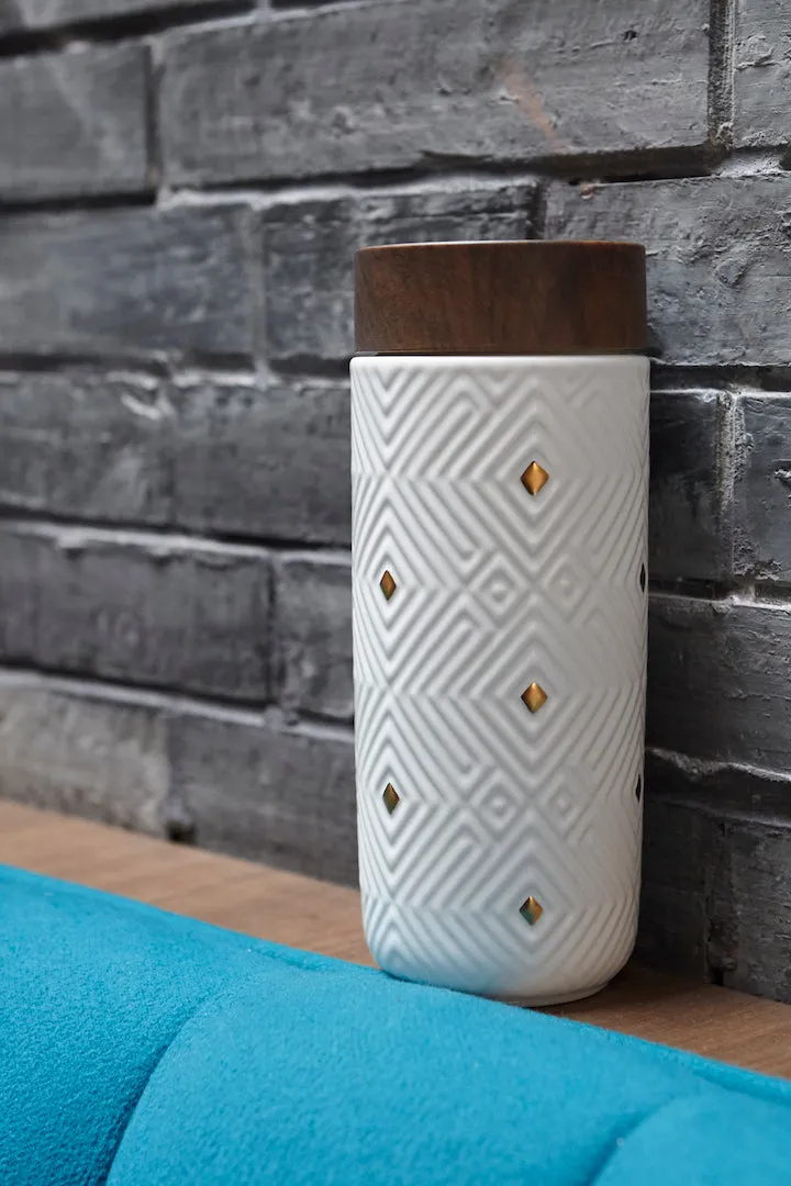 The Miracle Gold Ceramic Tumbler by ACERA LIVEN