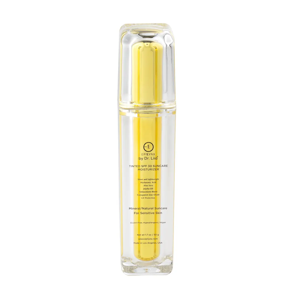 Tinted. Dewy Moisturizer for Sensitive Skin & Suncare with SPF 30