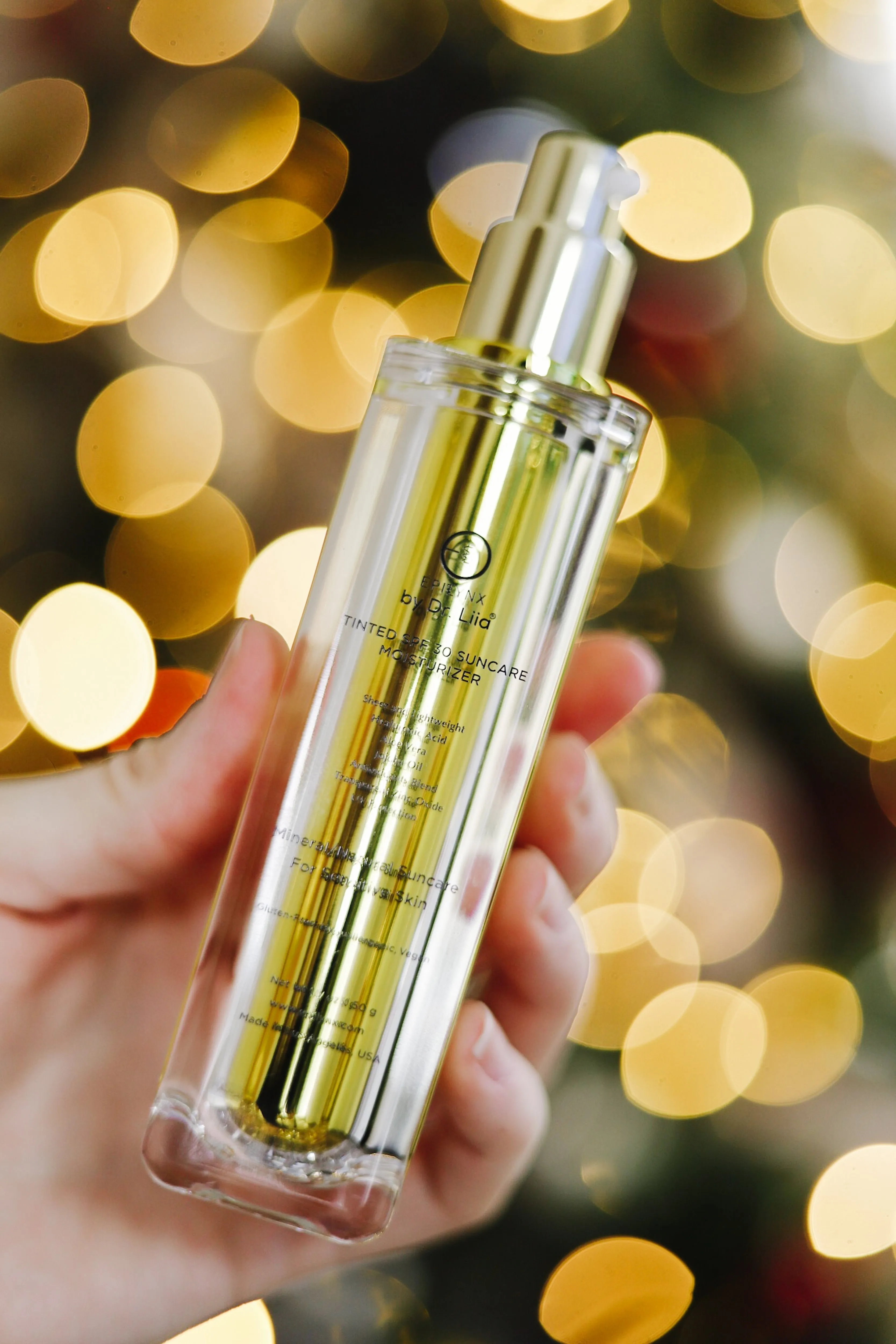 Tinted. Dewy Moisturizer for Sensitive Skin & Suncare with SPF 30
