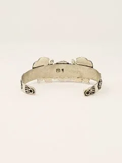 Tochtli (Rabbit) Peyote Silver Bracelet