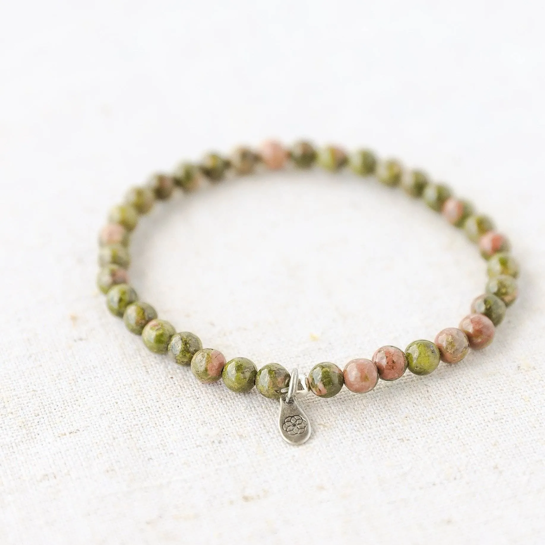 Unakite Energy Bracelet by Tiny Rituals