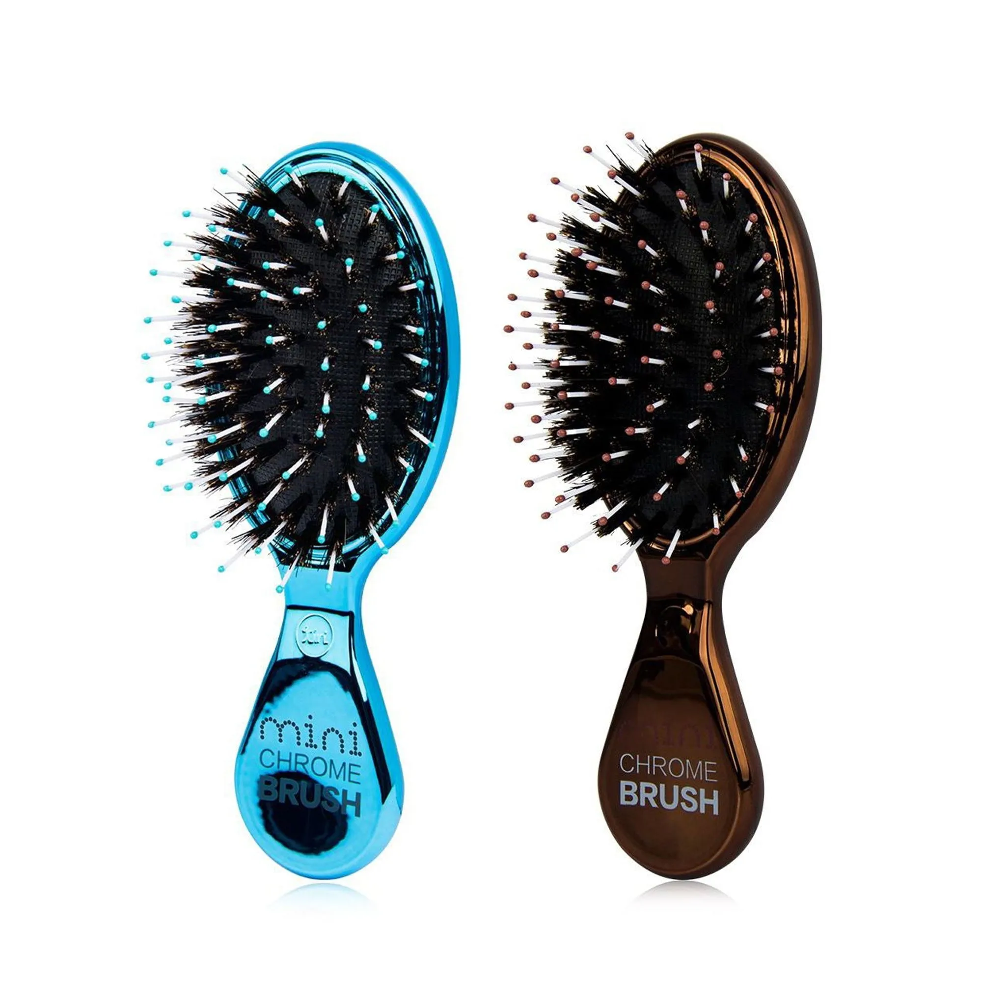 (Value 2-Pack) Mini Boar Bristle Hair Brush