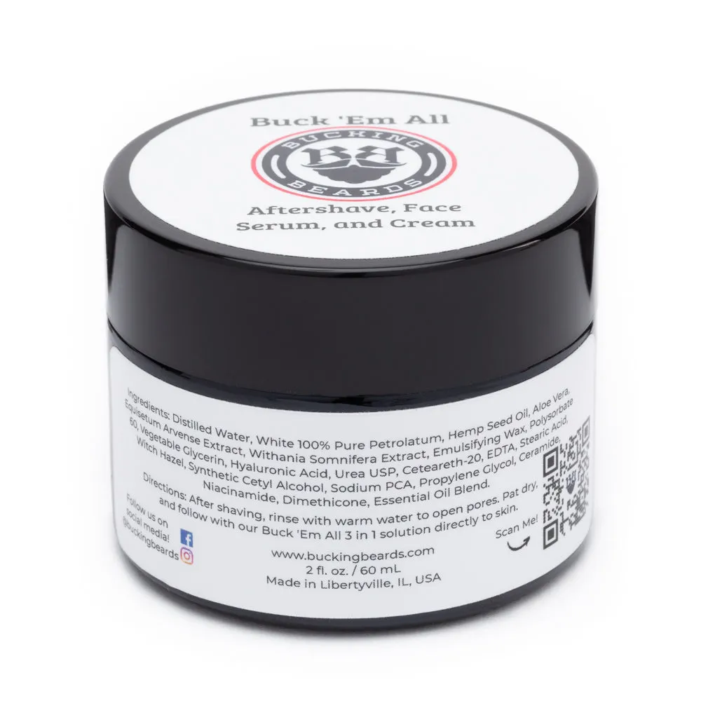 Vegan Aftershave. Face Serum and Cream - All in One