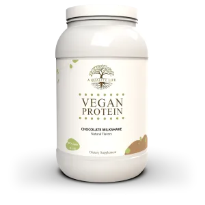 Vegan Protein Chocolate Milkshake by A Quality Life Nutrition
