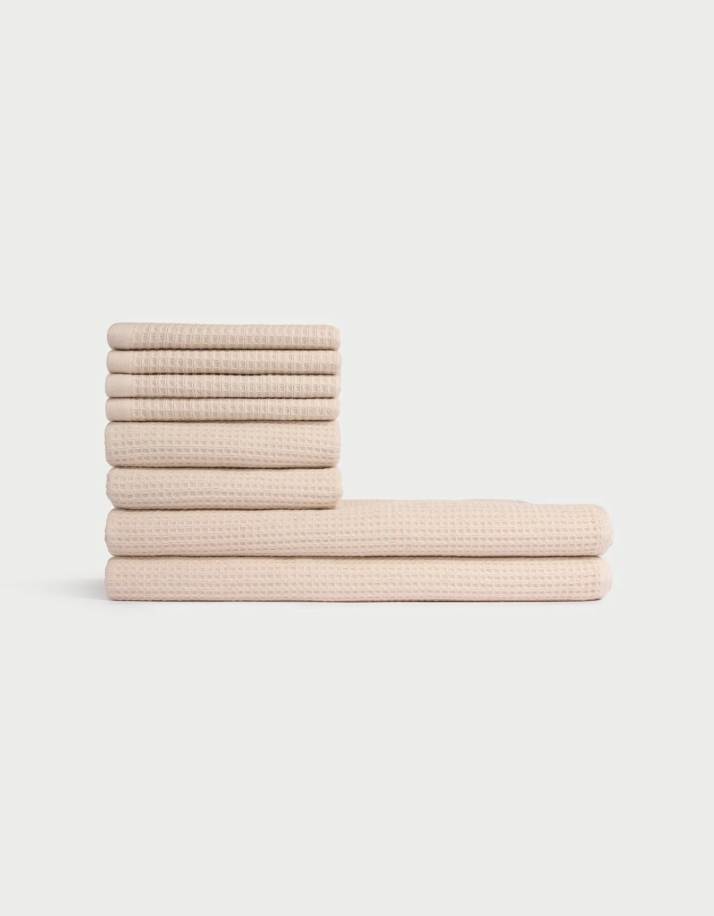 Waffle Bath Towel Set