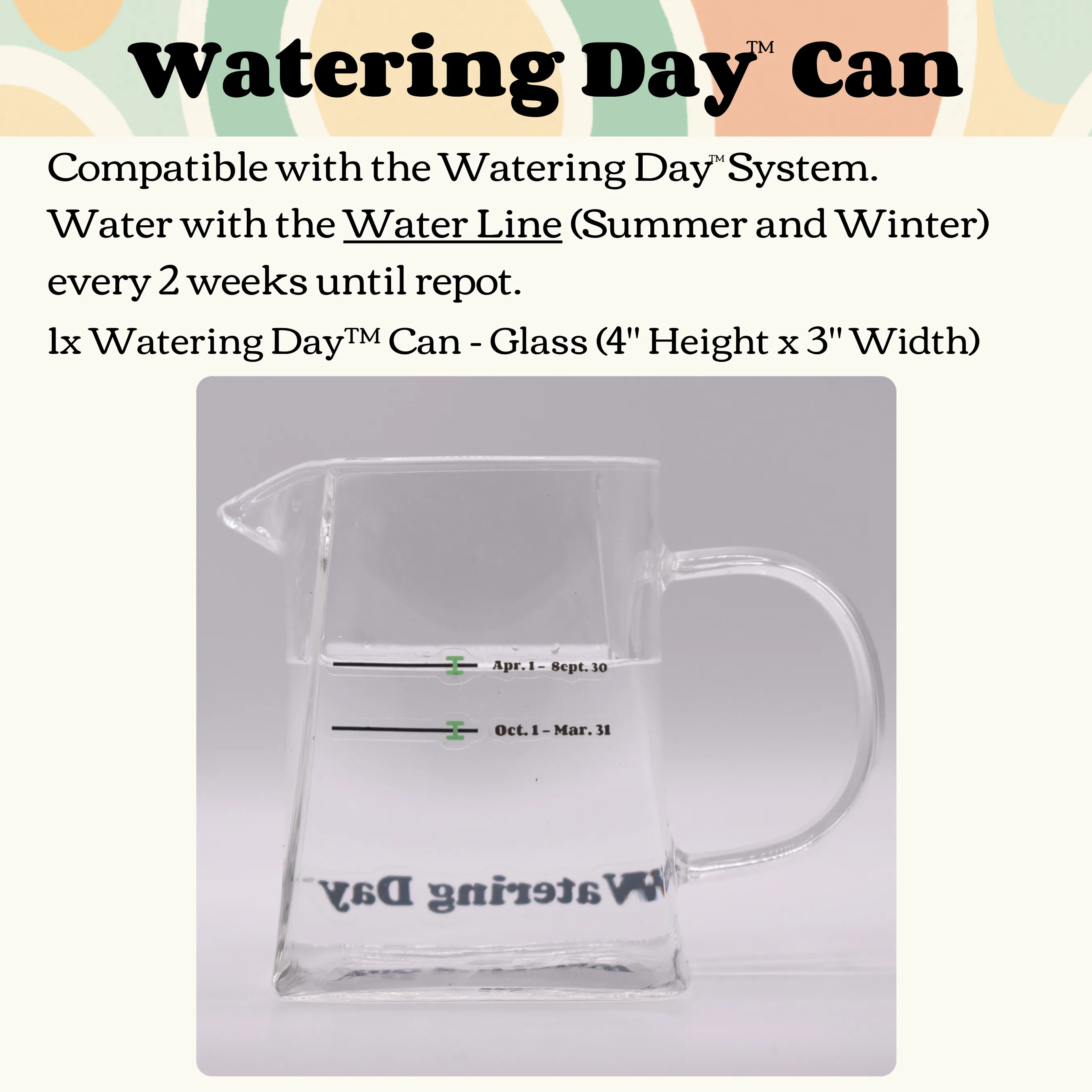 Watering Day System Starter Kit - Bamboo Fiber