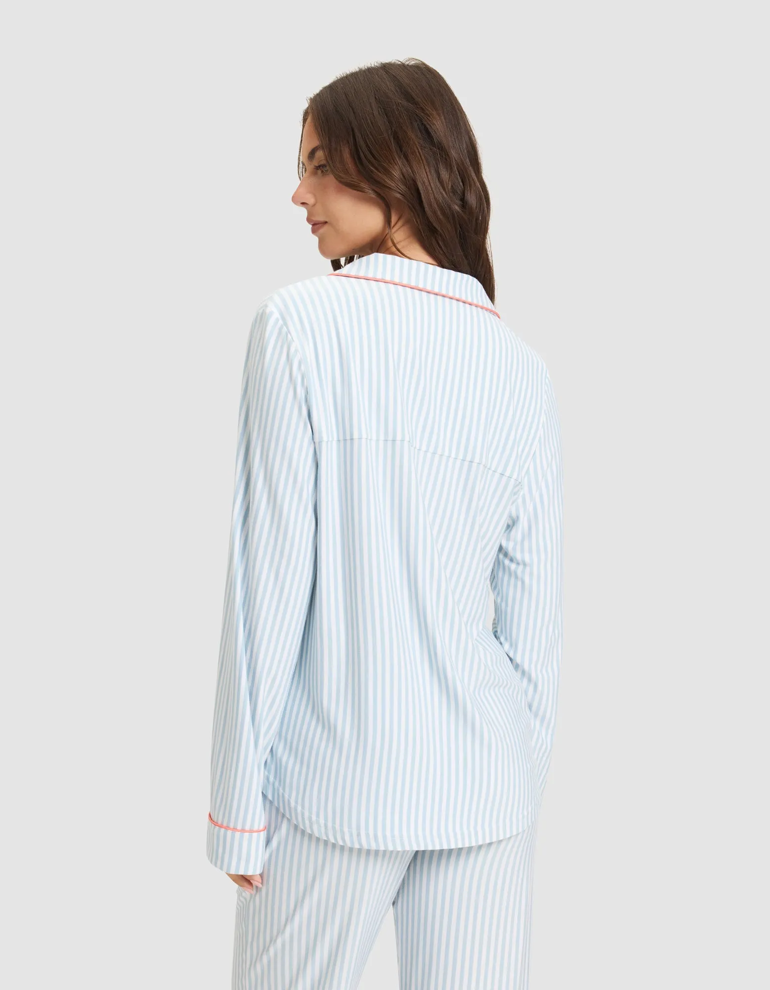 Women's Bamboo Stretch-Knit Long Sleeve Pajama Set