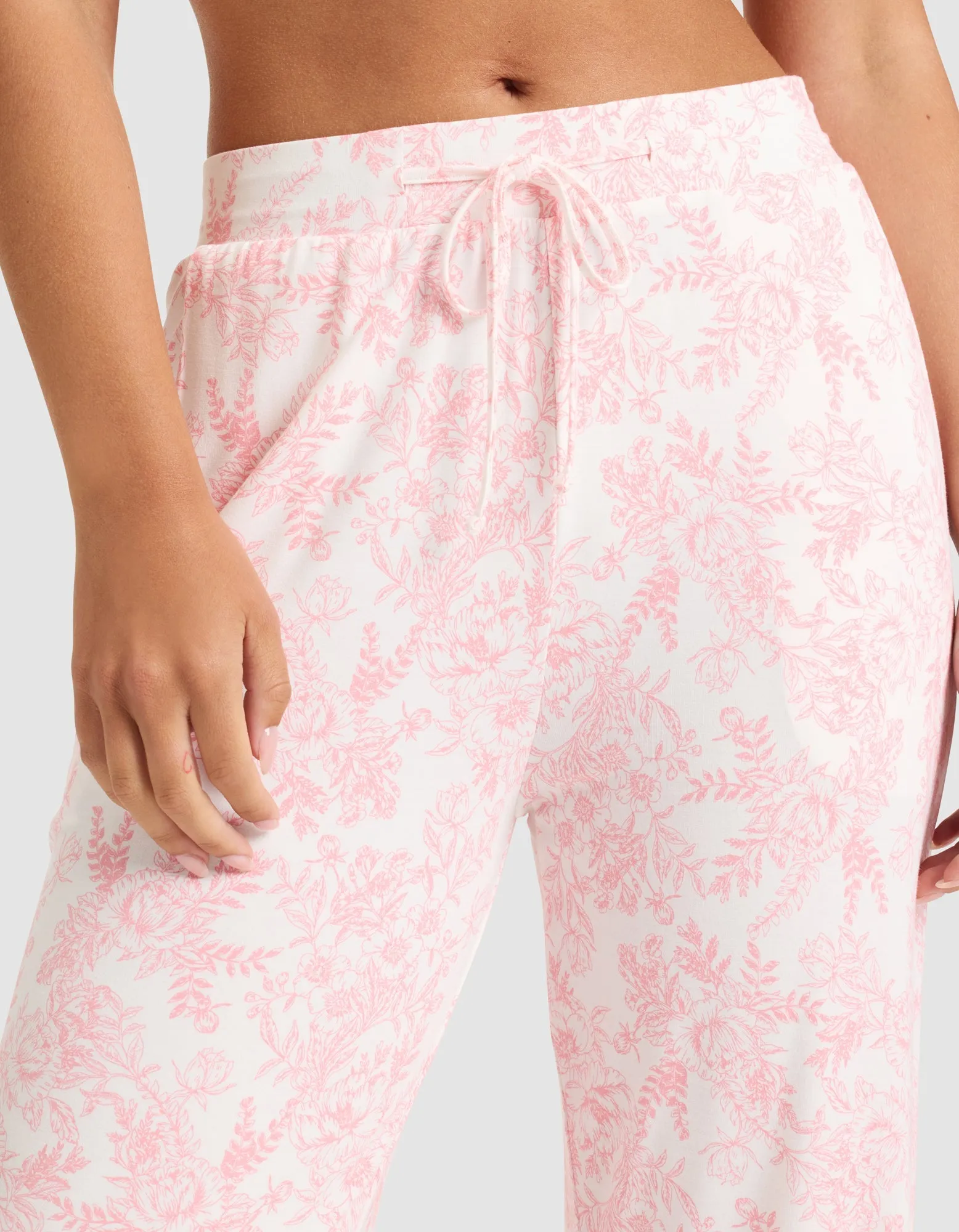 Women's Bamboo Stretch-Knit Short Sleeve & Pant Pajama Set