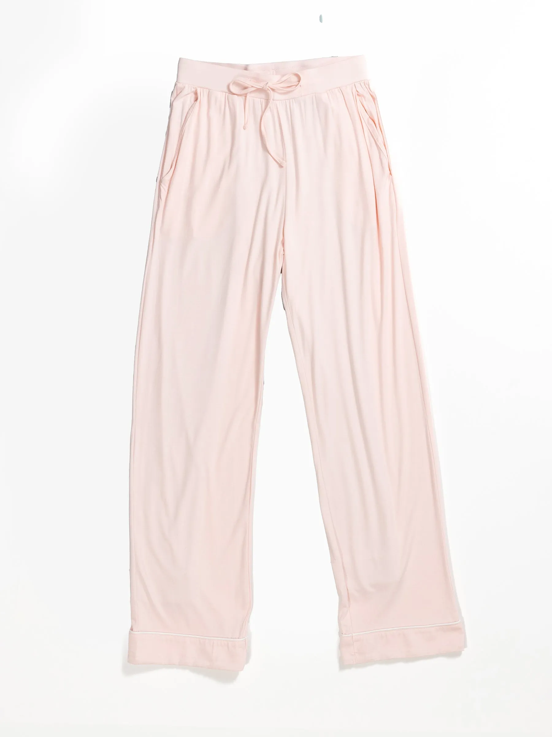 Women's Bamboo Stretch-Knit Short Sleeve & Pant Pajama Set