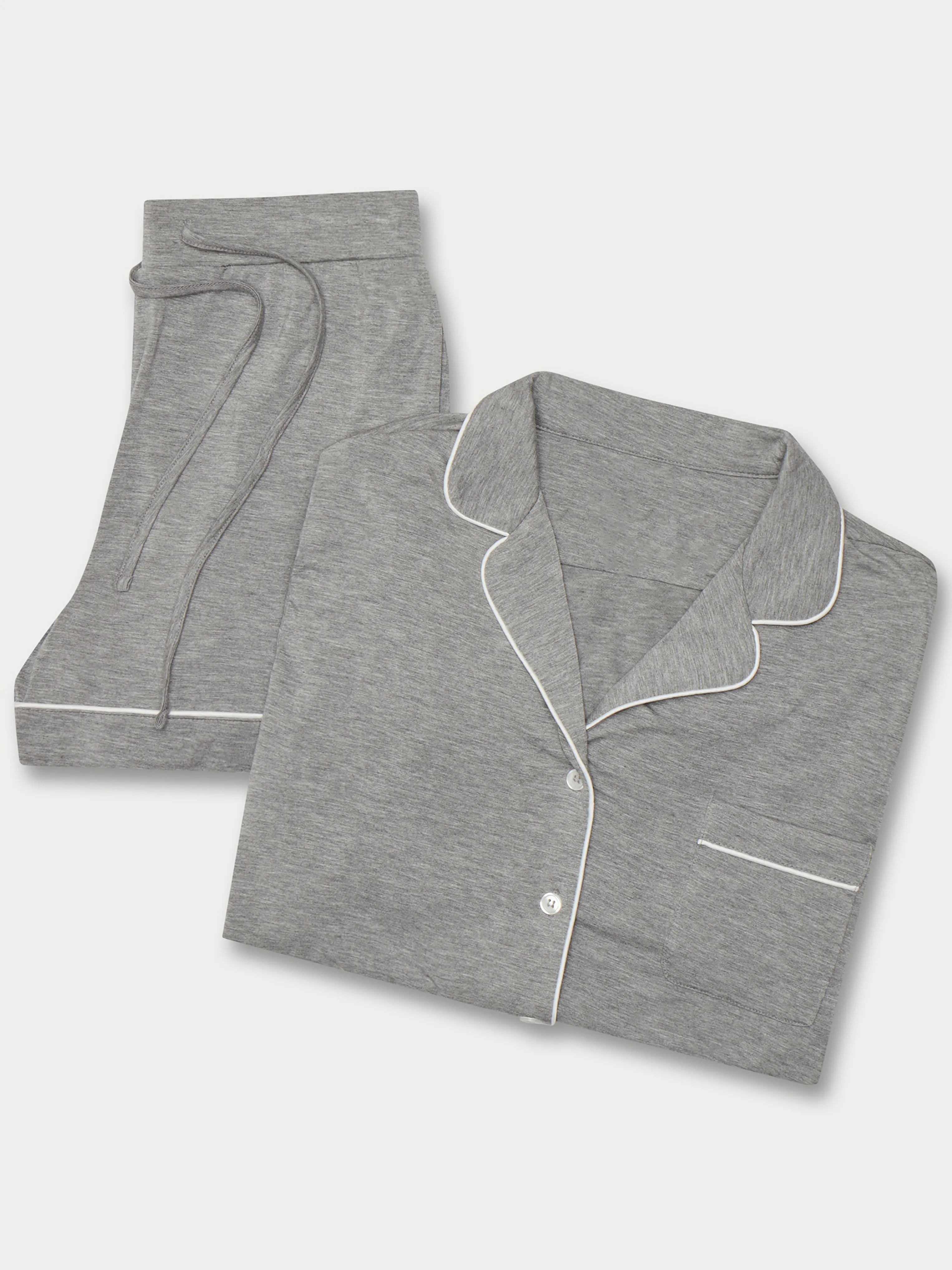 Women's Bamboo Stretch-Knit Short Sleeve Pajama Set