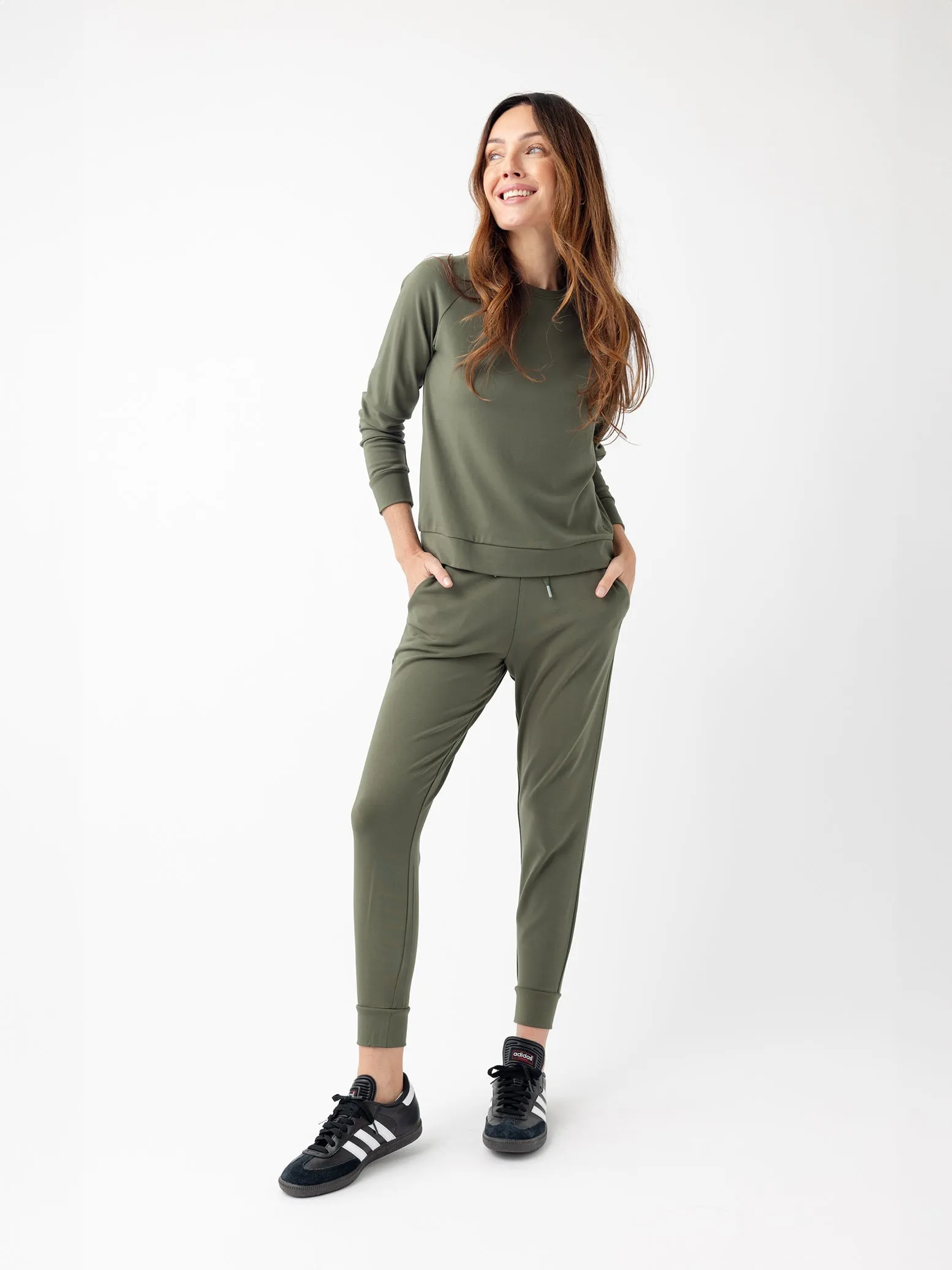 Women's Brushed Bamboo Jogger Set