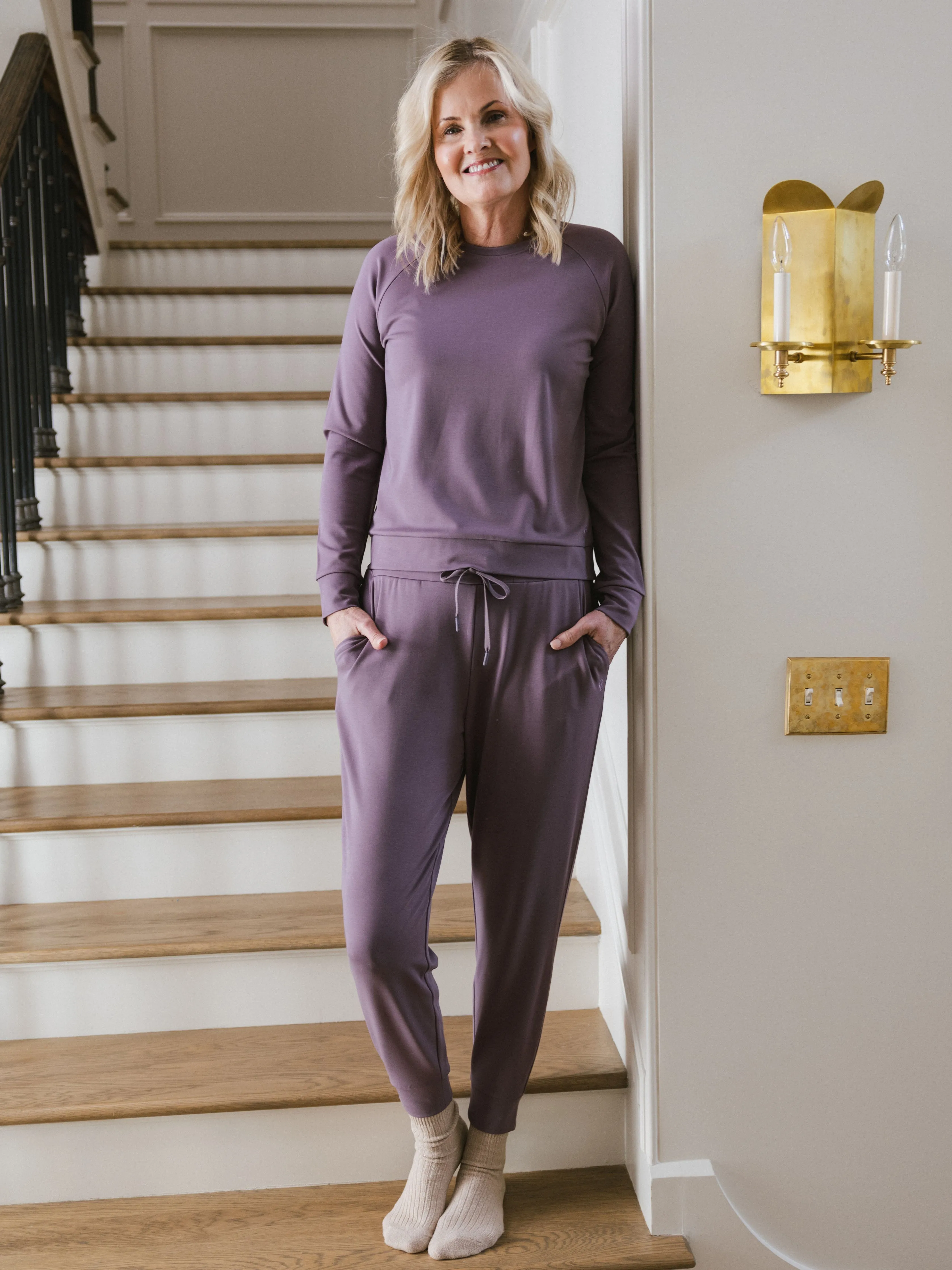 Women's Brushed Bamboo Jogger Set
