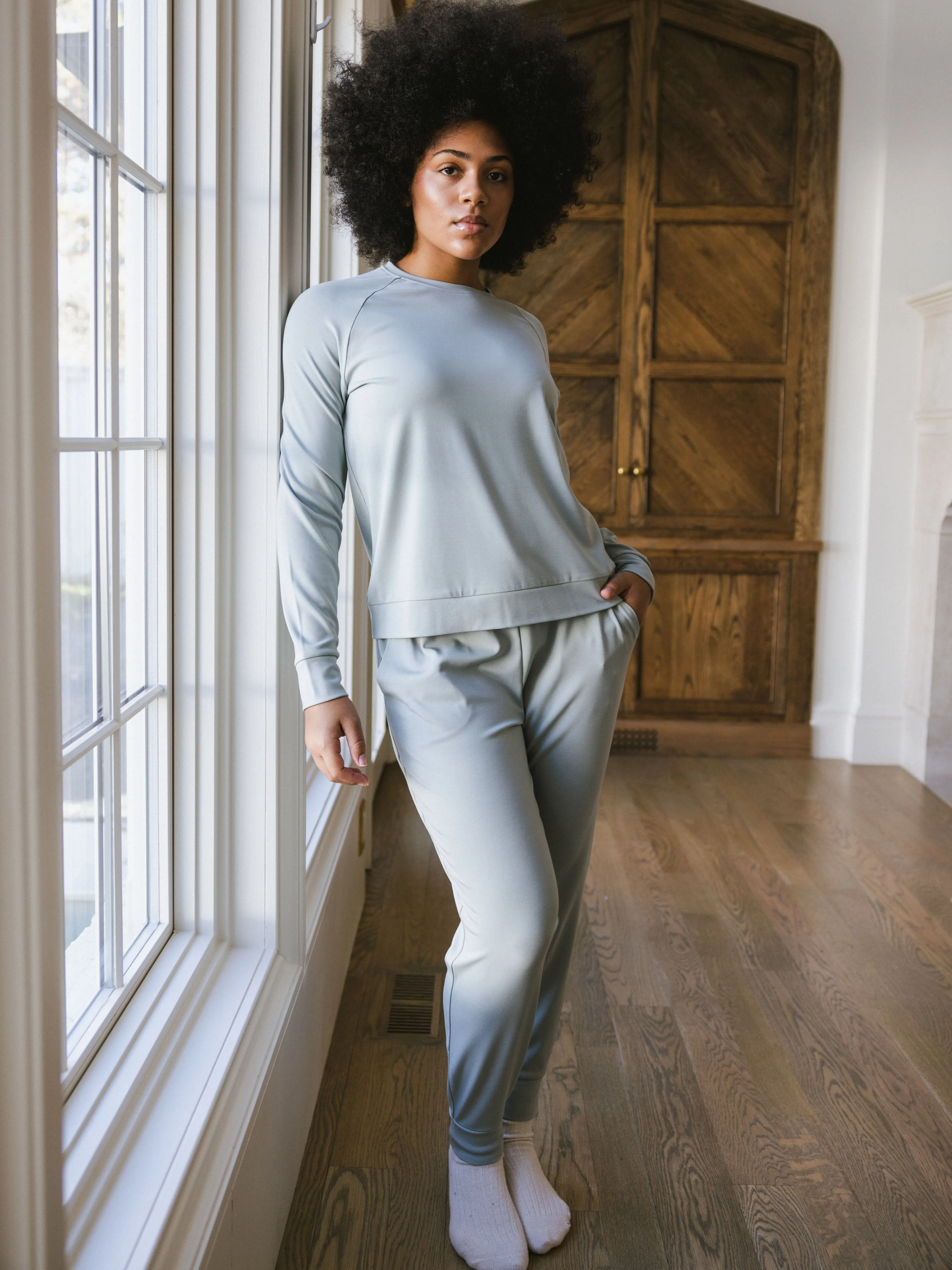 Women's Brushed Bamboo Jogger Set