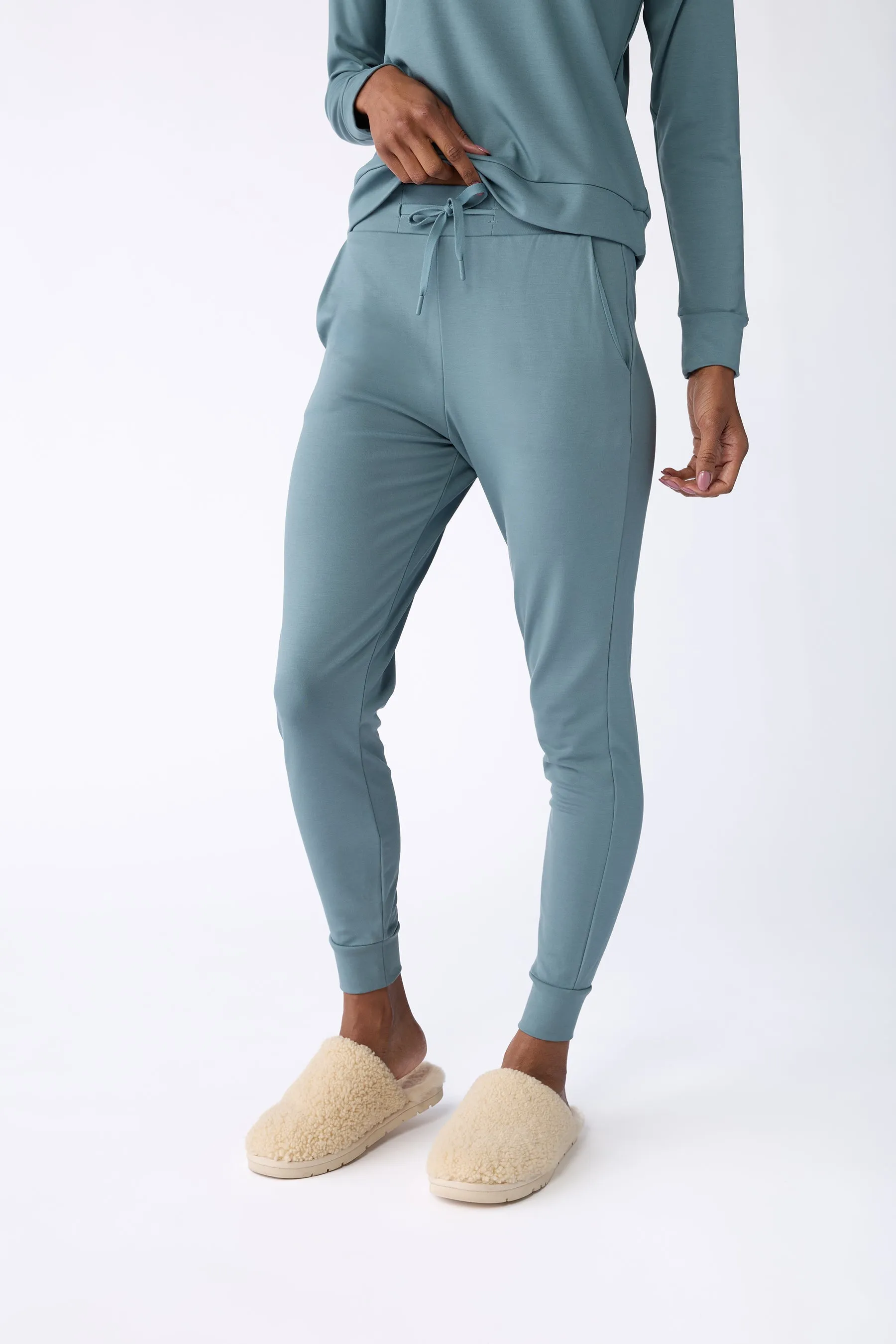 Women's Brushed Bamboo Jogger Set