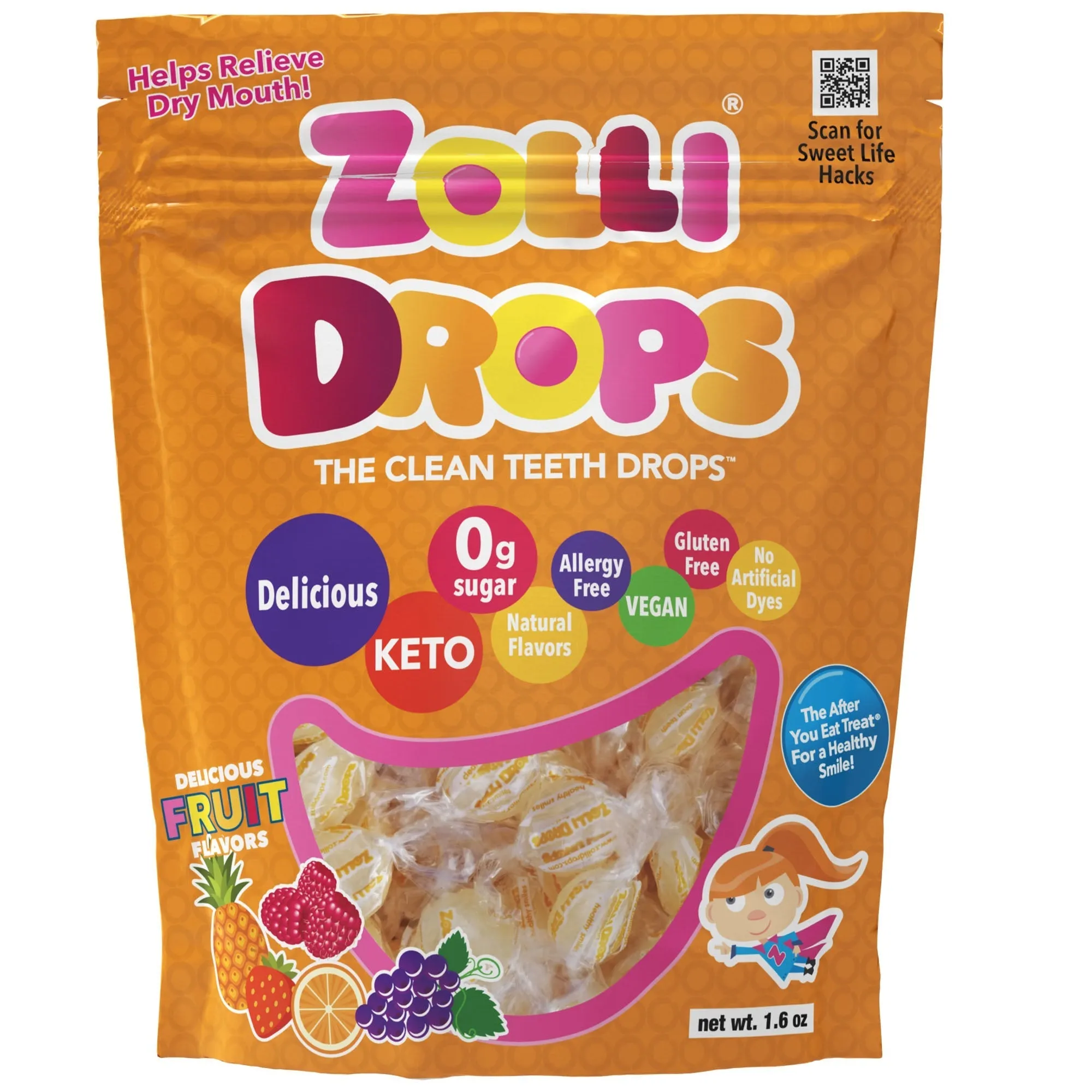 Zolli Drops Assorted Fruit Flavors (3 Sizes) (Copy)